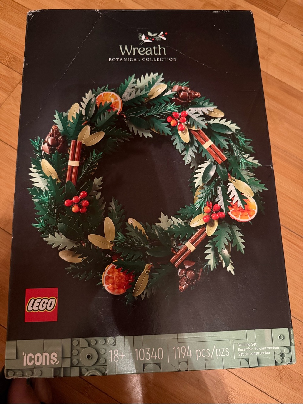 LEGO Icons Wreath Botanical Collection Building Set